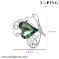 00084 qualidade superior bem design magnético pino broche Cristais de Swarovski, coração em forma de cristal para as mulheres